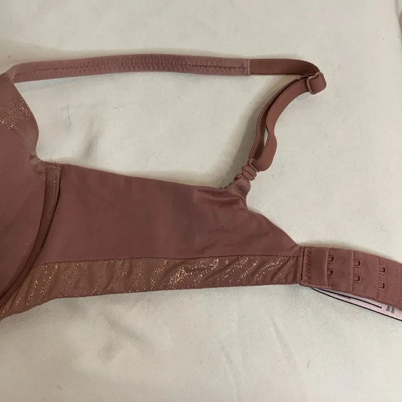 Victoria's Secret Body by Victoria Lined Demi Mauve Sparkle Bra 32D - Picture 10 of 16